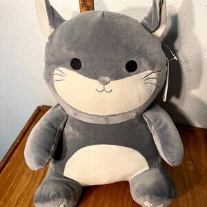 Squishmallows Original 14" Camilo the Grey Chinchilla Squeezemallows - DEADSTOCK